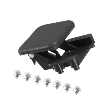 Imagem de ACROPIX Tampa da tampa do porta-luvas dianteira para Chevrolet Silverado 1500 2001-2007 Clipe de trava preto peças de carro