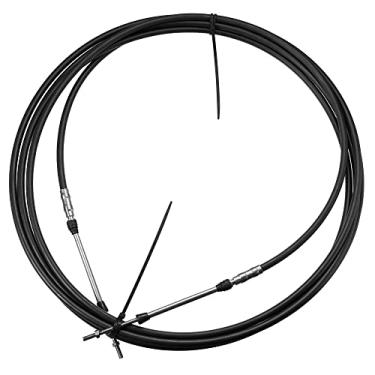 Imagem de Motoforti 1 cabo de controle remoto de mudança de aceleração para motor de popa Yamaha motor motor de barco motor de popa de 236 metros, 6 metros, 6 metros, 236 polegadas, 33C, preto