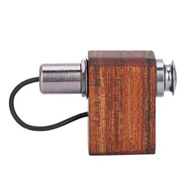 Imagem de Microfone Captador Fácil de Instalar Performances de Pequeno a Médio Porte Tambor Grão de Madeira Ukulele Captador de Guitarra Mini Microfone Violino Sândalo