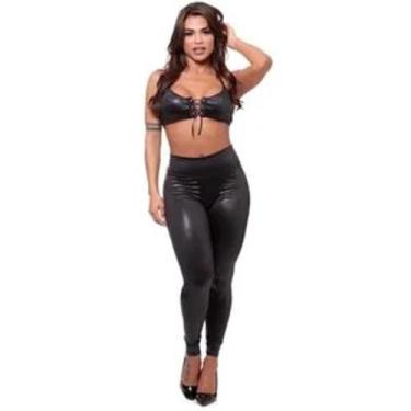 Imagem de Conjunto Top Ilhós Com Calça Legging Dominatrixxx