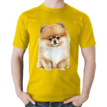 Imagem de Camiseta Algodão Cachorro Spitz Alemão Lulu da pomerânia - Foca na Mod
