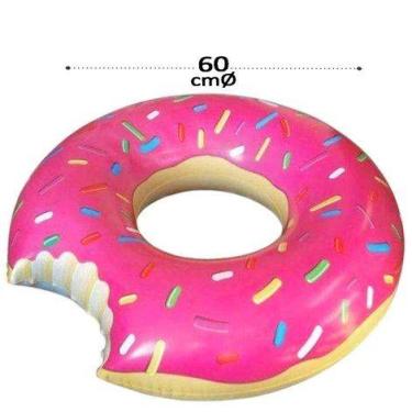Imagem de Boia Circular Inflavel  60cm Donut Mordido - WELLMIX