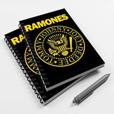 Imagem de Caderno Universitário 96 Fls Rock Ramones - Premium