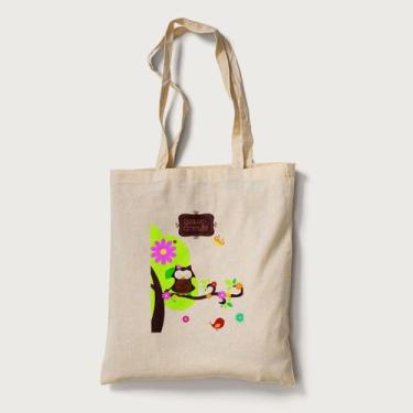 Imagem de Ecobag Bolsa Sacola Dia das Mães Mama Coruja - Premium