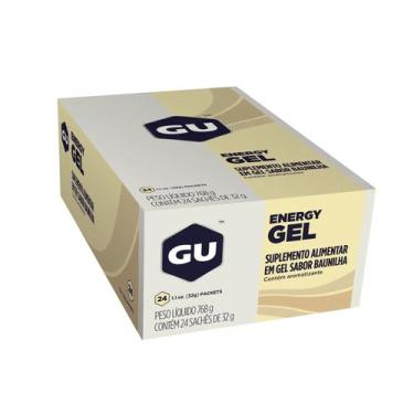 Imagem de Gu Energy Gel Caixa c/ 24 Sachês de 32g Com Cafeína, Baunilha