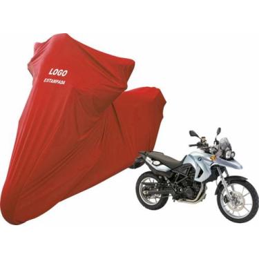 Imagem de Capa Protetora Para Cobrir Moto BMW F 650 GS De Luxo - Mz, Vermelha