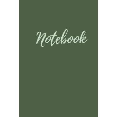 Imagem de Neutral Series Journal - Medium 6x8” Classic Ruled Hardcover Notebook (Dark Green) - 150 Pages (Notebook, Diary, Work Planner)