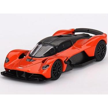 Imagem de Valkyrie Maximum Orange with Carbon Top Limited Edition to 2640 Pieces Worldwide 1/64 Diecast Model Car by Mini GT MGT00678
