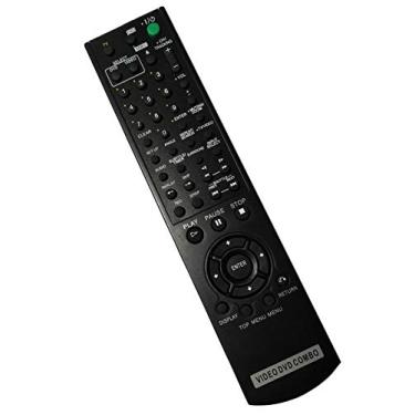 Imagem de Controle remoto substituído compatível com Sony SLV-D500 SLVD300 SLV-D281P SLVD251P SLVD380P HT-V3000DP SLVD550P TV DVD VCR Combo Player