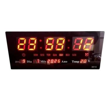 Imagem de Relógio Digital Led Grande Estrutura Paredes - Bc Bora Colega Shop