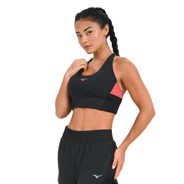 Imagem de Top de Treino Feminino Mizuno Soul Fit, Preto, P