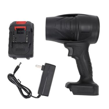 Imagem de Air Elétrico Mini Ventilador de Ventilador de Ventilador de Ventilador Sem Fio Turbo Fan Soprador de Ar Com Bateria de íons de 21v Li para Limpeza de Pátio Soprando Folhas de