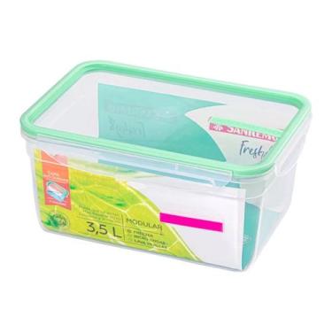Imagem de Pote Hermético com Trava 3,5L Modular Sanremo Freshy Cores Fitness Aca
