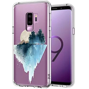 Imagem de ICEDIO Capa para Galaxy S9+ Plus transparente com designs modernos, estampas florais fofas para meninas e mulheres, capa protetora de TPU macio de ajuste fino para Samsung Galaxy S9 Plus pinturas