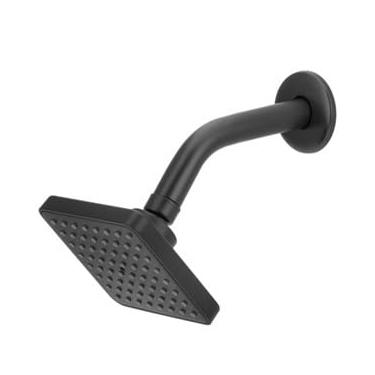 Imagem de Ducha Chuveiro Black Aquecedor Solar a Gás Quadrado Articulado