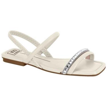 Imagem de Sandalia Rasteira Moleca Calce Facil Tira De Brilho 5462.111