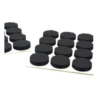 Imagem de Borracha de Pé de Cadeiras Sofá Mesa Banco Banquetas 32 Pçs 19mm Redon