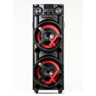 Imagem de Caixa De Som Amplificada Aca-1900 New X Sfm 1900w 2 Auto Falantes Amvox Preto Bivolt
