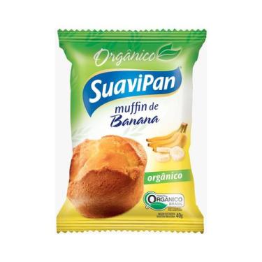 Imagem de Muffin de Banana Orgânico com 12 un de 40g - Suavipan