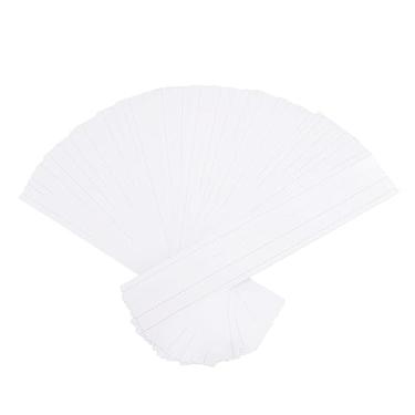 Imagem de 50 peças de tiras de frases apagáveis a seco para aprendizagem em sala de aula - Tiras reutilizáveis com forro branco - para crianças, professores e atividades educativas