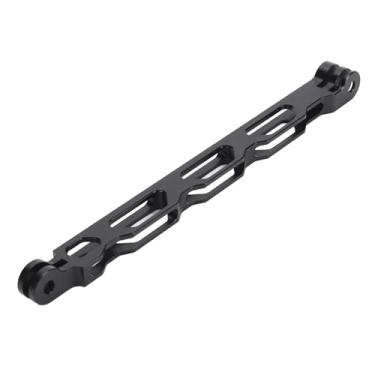 Imagem de Kit de Haste de Extensão de Capacete de Câmera de Fibra de Carbono Atualizado Braço de Extensão de Capacete Preto Leve Alumínio 200MM Haste de Extensão de Capacete para Insta