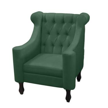 Imagem de Poltrona de Amamentação Dubai Verde - Renascer Decor