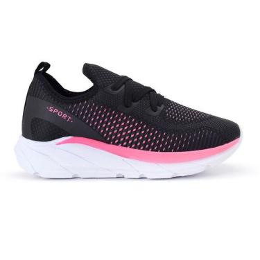 Imagem de Tenis Meia Feminino Esportivo Treino Academia Light Sport, Preto, 37