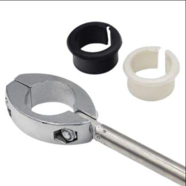 Imagem de Antena Corta Pipa Moto Retrátil Aço Inox Guidão - oem, Prata