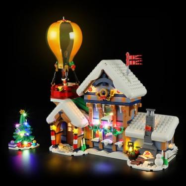Imagem de BRIKSMAX Kit de luz 2.0 para correios Lego Papai Noel - Iluminação LED inovadora compatível com Lego Icons 10339 - Conjunto Lego não incluído