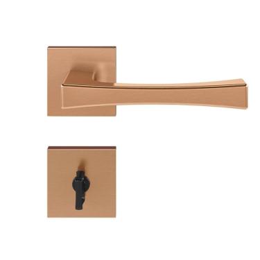 Imagem de Fechadura Em Zamac Roseta Quadrada 855-55 Banheiro Vivaldi Pado