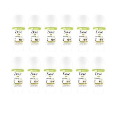 Imagem de Desodorante Roll-On Dove 50Ml Fem Invisible - Kit C/12Un