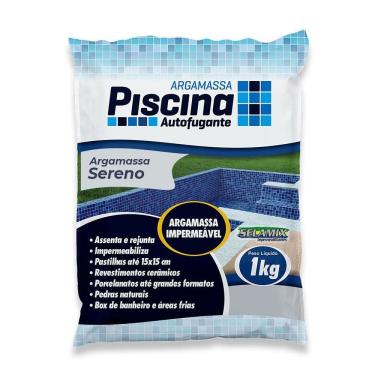 Imagem de Argamassa Piscina Aut. Impermeável Cor Sereno 1kg