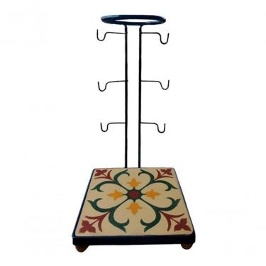 Imagem de Suporte Coador Café Mancebo Filtro Ferro E Ladrilho Rústico Ladrilho D1