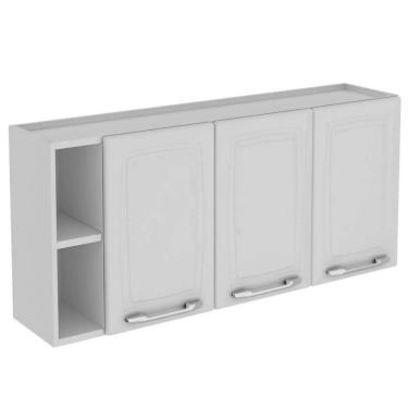 Imagem de Armário Aéreo Diamante Com 3 Portas Itatiaia Branco