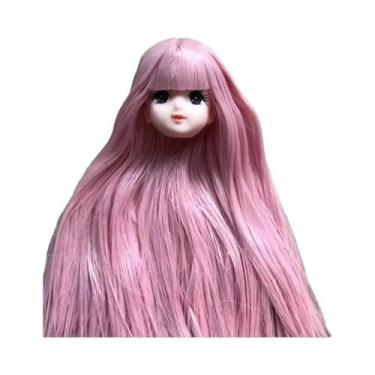 Imagem de Cabeças De Boneca Licca Careca Fofas Para Crianças DIY Maquiagem Práti