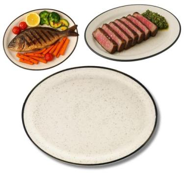 Imagem de Travessa Rasa Para Servir Brisa Oxford 30,5x24cm