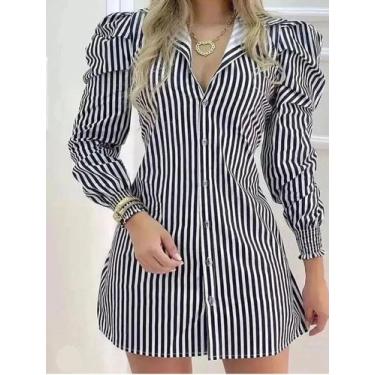 Imagem de Camiser listrada tamanho P, M  e G feminino  - Bela dona 