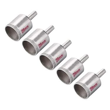 Imagem de uxcell 26 mm Brocas de diamante Serras para Serra de Vidro Cerâmica Porcelana Peças Pacote com 5