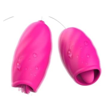 Imagem de Vibrador Bullet Duplo Com Estimulador Clitoriano Brinquedo Intimo Estimulador Recarregável [PINK]