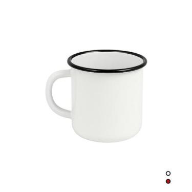 Imagem de Caneca Tradicional Esmaltada 90 ml REF 17342  Cafézinho - Tuut, Branco