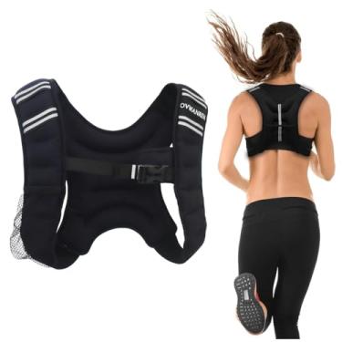 Imagem de ovwanren Colete Esportivo Com Peso De 6 Libras, Equipamento Treino Cardiovascular E Força, Corporal Para Corrida Caminhada, Homens Mulheres Jovens (6 Libras)