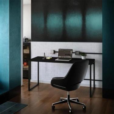 Imagem de Mesa de Escritório Nico I Preta 150 cm - Mobly