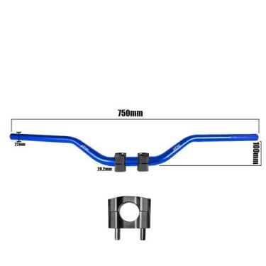 Imagem de Guidão Esportivo 28mm Twins - Off Racer, Azul