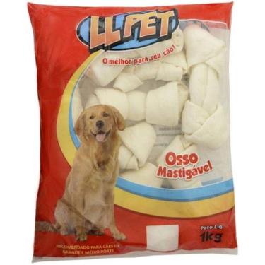 Imagem de Petisco Para Cães Ossinho Comestivél Osso nó Tamanho 4 - 5 Pacote 1kg 
