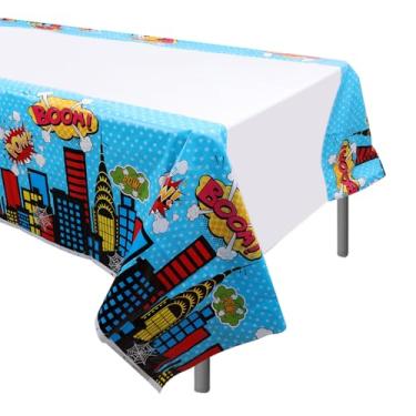 Imagem de Kit com 3 Toalhas de Mesa de Aniversário Aranha, 180x108cm Toalha Festa Herói para Sobremesa Decoração Mesa Temática para Crianças Homens Mulheres Suprimentos Festa