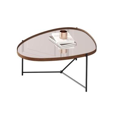 Imagem de Mesa de Centro Organica Alamanda Castanho - Moveis JB