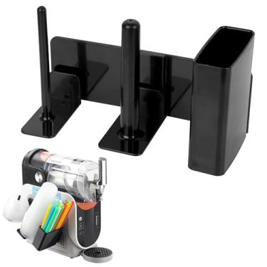Imagem de Linkidea Conjunto organizador de copos, suporte lateral para copos, tampas e canudos, rack de armazenamento de balcão de cozinha e acessório de estação de bebidas, compatível com máquinas Ninja