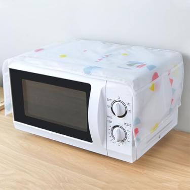 Imagem de Pssopp Tampa do Forno de Microondas, Belo Design de Proteção de Proteção, Material Durável, Design Elegante, para Aparelhos de Microondas de Geladeira