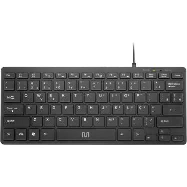 Imagem de Mini teclado multilaser slim comfort usb preto tc154