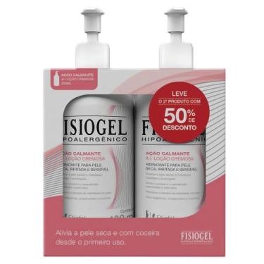 Imagem de Kit Hidratante Corporal Fisiogel A.I. Ação Calmante 2 unidades 400ml C